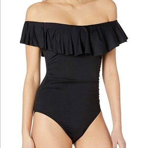 La Blanca Island Goddess ruffle Swimsuit